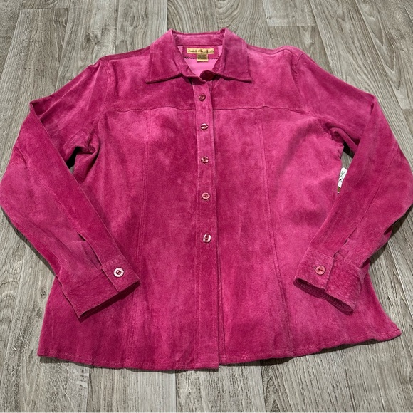Suede Essentials Button Down Shirt - Picture 1 of 6
